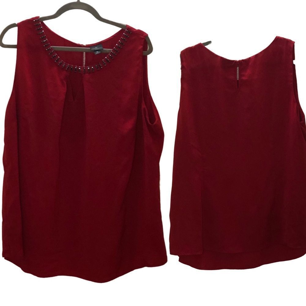 Worthington Sleeveless Size 1X Blouse